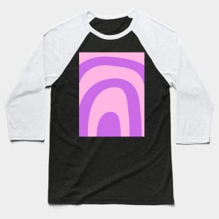 Boho purple and pink rainbow pattern Baseball T-Shirt